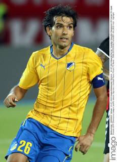 21.07.2015 Skopje(Former Yugoslav Republic Macedonia) FK Vardar-FC Apoel Nicosia UEFA Champions League qualify second leg men s football Nuno Morais FC Apoel : 