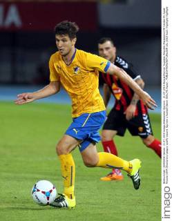 21.07.2015 Skopje(Former Yugoslav Republic Macedonia) FK Vardar-FC Apoel Nicosia UEFA Champions League qualify second leg men s football Semir Stilic FC Apoel : 
