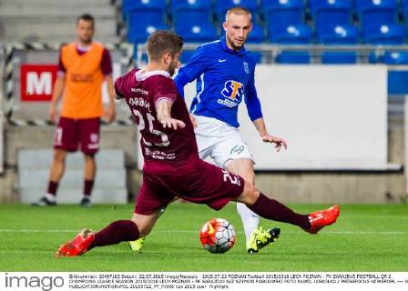 2015.07.22 POZNAN Football 2015 2016 LECH POZNAN - FK SARAJEVO FOOTBALL QR 2 CHAMPIONS LEAGUE SEASON 2015 2016 LECH POZNAN - FK SARAJEVO N Z SZYMON PAWLOWSKI FOTO PAWEL JASKOLKA PRESSFOCUS NEWSPIXPL --- Newspix.pl  20150722_PF_PJ006
