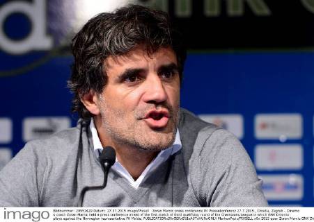 Zoran Mamic press conference PK Pressekonferenz 27.7.2015., Croatia, Zagreb - Dinamo s coach Zoran Mamic held a press conference ahead of the first match of third qualifying round of the Champions League in which GNK Dinamo plays against the Norwegian representative FK Molde.  MarkoxPrpic PIXSELL