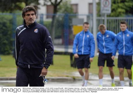GNK Dinamo training - Zagreb, Croatia 27.07.2015., Zagreb, Croatia - GNK Dinamo training on Hitrec Kacijan stadium before Champions league qualifying match with FK Molde.  MarkoxLukunic PIXSELL