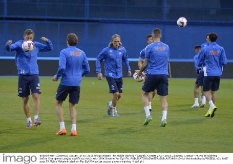 FK Molde training - Zagreb, Croatia 27.07.2015., Zagreb, Croatia - FK Molde training before Champions League qualifying match with GNK Dinamo.Per Egil Flo.  MarkoxLukunic PIXSELL