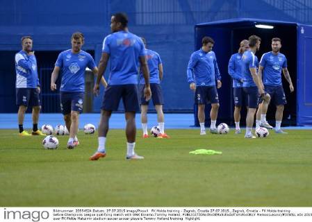 FK Molde training - Zagreb, Croatia 27.07.2015., Zagreb, Croatia - FK Molde training before Champions League qualifying match with GNK Dinamo.Tommy Hoiland.  MarkoxLukunic PIXSELL