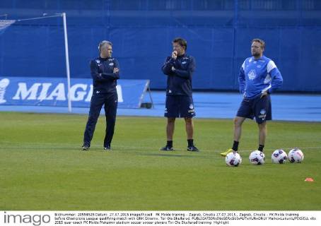 FK Molde training - Zagreb, Croatia 27.07.2015., Zagreb, Croatia - FK Molde training before Champions League qualifying match with GNK Dinamo. Tor Ole Skullerud.  MarkoxLukunic PIXSELL