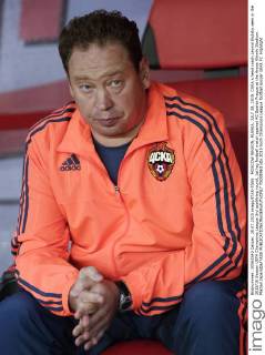 MOSCOW REGION, RUSSIA. JULY 28, 2015. CSKA s head coach Leonid Slutsky seen in the 2015 16 Season UEFA Champions League 3rd qualifying round, 1st leg football match against AC Sparta Prague at the Arena Khimki Stadium. Mikhail Japaridze TASS  TS008963