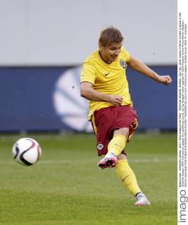 MOSCOW REGION, RUSSIA. JULY 28, 2015. Sparta s Martin Frydek in action in the 2015 16 Season UEFA Champions League 3rd qualifying round, 1st leg football match against FC CSKA Moscow at the Arena Khimki Stadium. Mikhail Japaridze TASS  TS008983