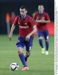 MOSCOW REGION, RUSSIA. JULY 28, 2015. CSKA s Alan Dzagoev in action in the 2015 16 Season UEFA Champions League 3rd qualifying round, 1st leg football match against AC Sparta Prague at the Arena Khimki Stadium. Mikhail Japaridze TASS  TS00898C