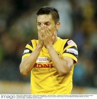 28.07.2015 Bern , Fussball Herren Saison 2015 2016 Stade de Suisse Champions League Qualifikation BSC Young Boys - AS Monaco 1:3 FC Bild zeigt Yuya Kubo Aktion Gestik Feature (YB) Foto 