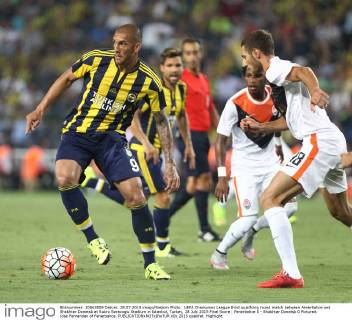 UEFA Champions League third qualifying round match between Fenerbahce and Shakhtar Donetsk at Sukru Saracoglu Stadium in Istanbul, Turkey, 28 July 2015 Final Score : Fenerbahce 0 - Shakhtar Donetsk 0 Pictured: Jose Fernandao of Fenerbahce. 