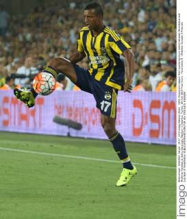 UEFA Champions League third qualifying round match between Fenerbahce and Shakhtar Donetsk at Sukru Saracoglu Stadium in Istanbul, Turkey, 28 July 2015 Final Score : Fenerbahce 0 - Shakhtar Donetsk 0 Pictured: Luis Nani of Fenerbahce. 