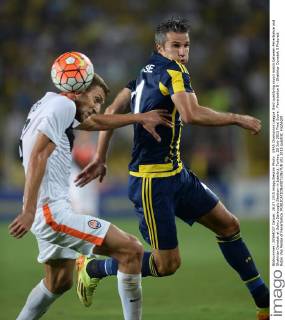 UEFA Champions League third qualifying round match between Fenerbahce and Shakhtar Donetsk at Sukru Saracoglu Stadium in Istanbul, Turkey, 28 July 2015 Final Score : Fenerbahce 0 - Shakhtar Donetsk 0 Pictured: Robin Van Persie of Fenerbahce. 