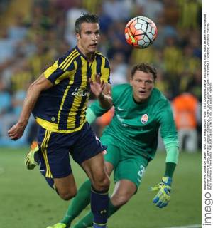 UEFA Champions League third qualifying round match between Fenerbahce and Shakhtar Donetsk at Sukru Saracoglu Stadium in Istanbul, Turkey, 28 July 2015 Final Score : Fenerbahce 0 - Shakhtar Donetsk 0 Pictured: Robin Van Persie of Fenerbahce. 