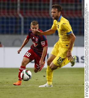 Istvan Kovacs - Nemanja Milunovic - Videoton FC Szekesfehervar - BATE Borisov Champions League qualifying match on Tuesday, 28th July 2015. NS 