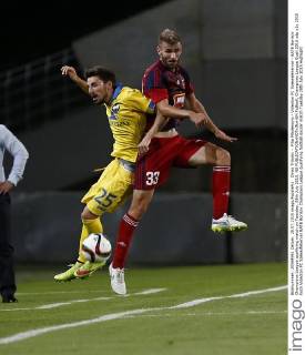 Dinko Tribotic - Filip Mladenovic - Videoton FC Szekesfehervar - BATE Borisov Champions League qualifying match on Tuesday, 28th July 2015. NS 