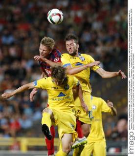 Videoton FC Szekesfehervar - BATE Borisov Champions League qualifying match on Tuesday, 28th July 2015. 