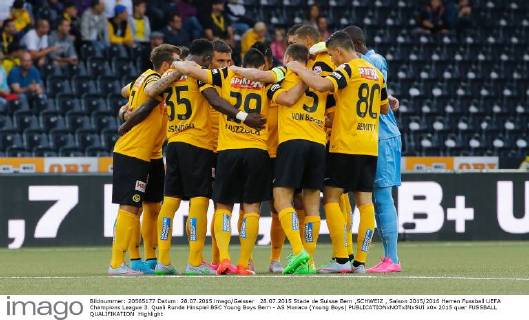 28.07.2015 Stade de Suisse Bern ,SCHWEIZ , Saison 2015 2016 Herren Fussball UEFA Champions League 3. Quali Runde Hinspiel BSC Young Boys Bern - AS Monaco (Young Boys) 