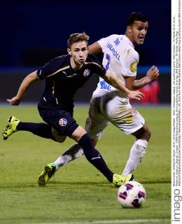 UEFA Champions League, 3rd qualifying round, GNK Dinamo - FK Molde 28.07.2015., Maksimir stadium, Zagreb, Croatia - UEFA Champions League, third qualifying round, First leg, GNK Dinamo - FK Molde. Marko Rog .  MarkoxPrpic PIXSELL