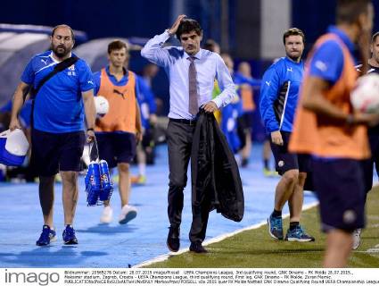 UEFA Champions League, 3rd qualifying round, GNK Dinamo - FK Molde 28.07.2015., Maksimir stadium, Zagreb, Croatia - UEFA Champions League, third qualifying round, First leg, GNK Dinamo - FK Molde. Zoran Mamic.  MarkoxPrpic PIXSELL