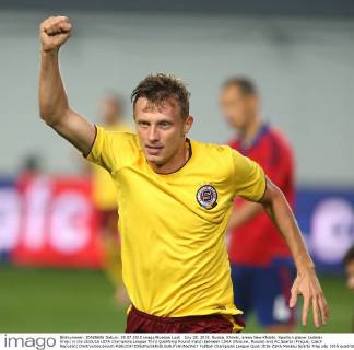 July 28, 2015. Russia, Khimki, arena New Khimki. Sparta s player Ladislav Krejci in the 2015 16 UEFA Champions League Third Qualifying Round match between CSKA (Moscow, Russia) and AC Sparta (Prague, Czech Republic) DmitryxGolubovich 