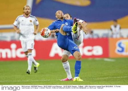29.07.2015, Poznan - Fußball - UEFA Champions League Quali 2015 2016 - 3. Runde - Lech Poznan vs FC Basel - LUKASZ TRALKA -  20150729-CSRJ60194