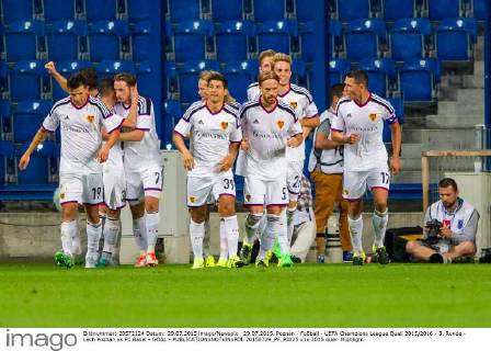 29.07.2015, Poznan - Fußball - UEFA Champions League Quali 2015 2016 - 3. Runde - Lech Poznan vs FC Basel - GOAL -  20150729_PF_PJ025