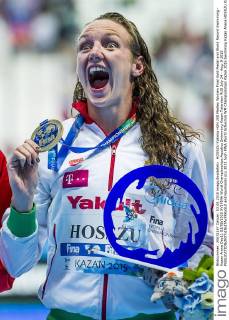 HOSSZU Katinka HUN 200 Medley Women Final Gold Medal and World Record Swimming - Kazan Arena Day11 03 08 2015 XVI FINA World Championships Aquatics Swimming Kazan Tatarstan RUS July 24 - Aug. 9 2015 andreaxmasini