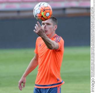 Soccer player Kirill Nababkin of CSKA Moscow trains prior to the third qualifying round of the Champions League return match between Sparta Prague and CSKA Moscow in Prague, Czech Republic, on Tuesday, August 4, 2015. (CTKxPhoto MichalxDolezal) CTKPhotoP201508040775701  dol 016