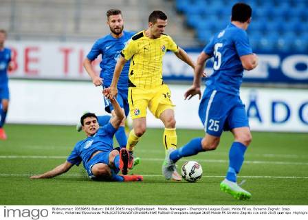 Molde, Norwegen - Champions League Quali, Molde FK vs. Dynamo Zagreb: Josip Pivaric, Mohamed Elyounoussi 