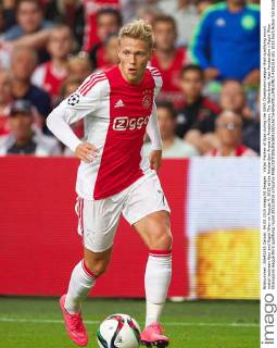 Viktor Fischer of Ajax during the UEFA Champions League third qualifying round match between Ajax and Rapid Wien on August 4, 2015 at the Amsterdam Arena in Amsterdam, The Netherlands. Ajax Amsterdam v Rapid Wien Champions league third qualifying round 2015 2016 xVIxxIVx 4161516