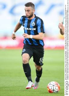 - BRUGGE, BELGIUM: Club s Tuur Dierckx pictured in action during a game between Club Brugge and Panathinaikos in Brugge Jan Breydel stadium, a return leg game of the third preliminary round of the Uefa Champions League competition, Wednesday 05 August 2015. Panathinaikos won 2-1 the first leg. BRUNOxFAHY x04676262x