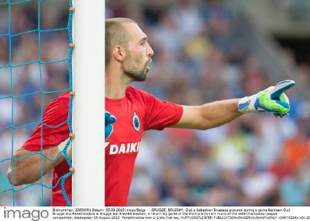 - BRUGGE, BELGIUM: Club s Sebastien Bruzzese pictured during a game between Club Brugge and Panathinaikos in Brugge Jan Breydel stadium, a return leg game of the third preliminary round of the Uefa Champions League competition, Wednesday 05 August 2015. Panathinaikos won 2-1 the first leg. KURTxDESPLENTER  x04676284x
