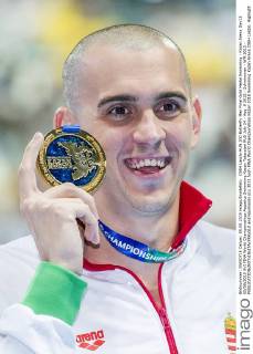 CSEH Laszlo HUN 200 Butterfly Men Final Gold Medal Swimming - Kazan Arena Day13 05 08 2015 XVI FINA World Championships Aquatics Swimming Kazan Tatarstan RUS July 24 - Aug. 9 2015 - Schwimmen - WM 2015 - andreaxmasini