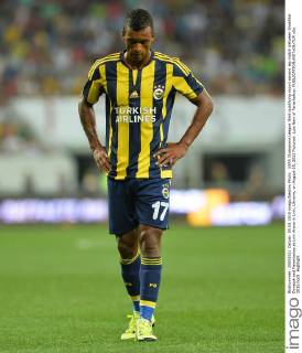 UEFA Champions League third qualifying round second leg match between Shakhtar Donetsk and Fenerbahce at Lviv Arena in Lviv, Ukraine, on August 05, 2015 Pictured: Luis Nani of Fenerbahce. 