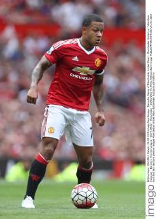 Memphis Depay of Manchester United ManU - Manchester United vs. Tottenham Hotspurs - Barclay s Premier League - Old Trafford - Manchester - 08 08 2015 Pic Philip Oldham Sportimage EDITORIAL USE ONLY. No use with unauthorised audio, video, data, fixture lists, club league logos or live services. Online in-match use limited to 120 images, no video emulation. No use in betting, games or single club league player publications.