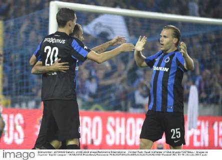 Vormer Rudy Ruud midfielder of Club Brugge FOOTBALL : Bruges vs Courtrai- Jupiler League - 14 08 2015 PhotoNews Panoramic