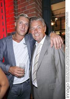 Stefan Kretzschmar und Jörg Wontorra beim Bild Award 2015 in der Fischauktionshalle. Hamburg, 17.08.2015 Foto:xgbrcix xFuturexImage