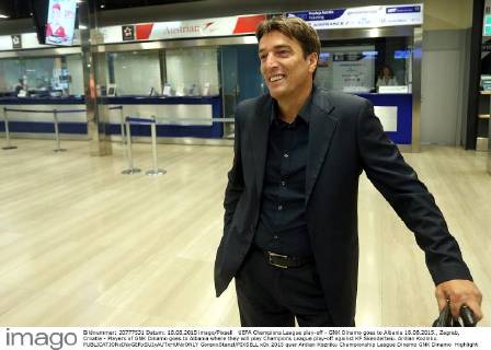 UEFA Champions League play-off - GNK Dinamo goes to Albania 18.08.2015., Zagreb, Croatia - Players of GNK Dinamo goes to Albania where they will play Champions League play-off against KF Skenderbeu. Ardian Kozniku.  GoranxStanzl PIXSELL