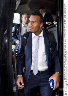 Aug. 18, 2015 - Glasgow, Scotland - Malmö FFs Felipe Carvalho - Champions League, Ankunft der Spieler von Malmö FF  - ZUMAb138