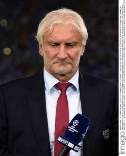 FUSSBALL CHAMPIONS LEAGUE SAISON 2015 2016 QUALIFIKATION Lazio Rom - Bayer 04 Leverkusen 18.08.2015 Sportdirektor Rudi Voeller (Bayer 04 Leverkusen) 