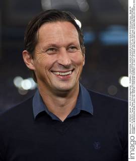 FUSSBALL CHAMPIONS LEAGUE SAISON 2015 2016 QUALIFIKATION Lazio Rom - Bayer 04 Leverkusen 18.08.2015 Trainer Roger Schmidt (Bayer 04 Leverkusen) 