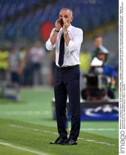 FUSSBALL CHAMPIONS LEAGUE SAISON 2015 2016 QUALIFIKATION Lazio Rom - Bayer 04 Leverkusen 18.08.2015 Stefano Pioli (Lazio Rom) 
