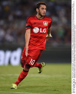 FUSSBALL CHAMPIONS LEAGUE SAISON 2015 2016 QUALIFIKATION Lazio Rom - Bayer 04 Leverkusen 18.08.2015 Stefan Kiessling (Bayer 04 Leverkusen) 