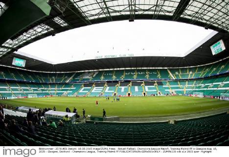 Aktuell Fußball, Champions League Playoff, Training Malmö FF in Glasgow Aug. 18, 2015 - Glasgow, Scotland - Champions League, Training Malmö FF  - ZUMAb138