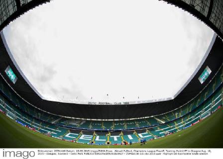 Aktuell Fußball, Champions League Playoff, Training Malmö FF in Glasgow Aug. 18, 2015 - Glasgow, Scotland - Celtic Park  - ZUMAb138