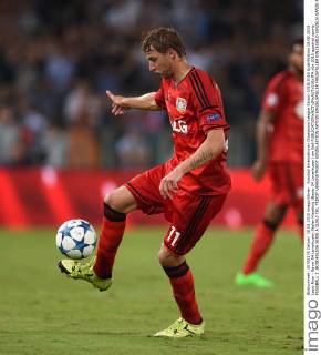 Fussball International Champions League Saison 2015 2016 Qualifikation 18.08.2015 Lazio Rom - Bayer 04 Leverkusen Stefan Kiessling (Bayer 04 Leverkusen) am Ball 