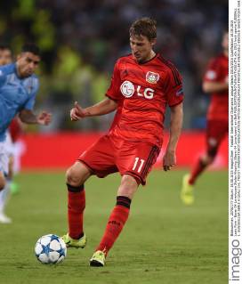 Fussball International Champions League Saison 2015 2016 Qualifikation 18.08.2015 Lazio Rom - Bayer 04 Leverkusen Stefan Kiessling (Bayer 04 Leverkusen) am Ball 