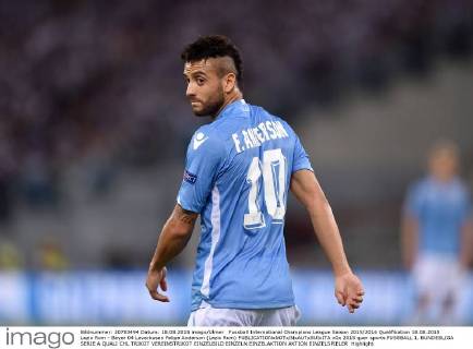 Fussball International Champions League Saison 2015 2016 Qualifikation 18.08.2015 Lazio Rom - Bayer 04 Leverkusen Felipe Anderson (Lazio Rom) 