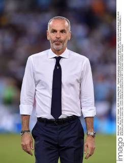 Fussball International Champions League Saison 2015 2016 Qualifikation 18.08.2015 Lazio Rom - Bayer 04 Leverkusen Trainer Stefano Pioli (Lazio Rom)