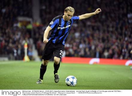 Vormer Rudy Ruud midfielder of Club Brugge pictured FOOTBALL : Manchester United ManU vs FC Brügge KV (Klub) - Champions League Quali - - 18 08 2015 Photonews Panoramic