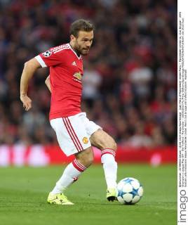 Juan Mata of Manchester United ManU - Manchester United vs. Club Brugge - UEFA Champion s League Play Off - Old Trafford - Manchester - 18 08 2015 Pic Philip Oldham SportImage EDITORIAL USE ONLY. No use with unauthorised audio, video, data, fixture lists, club league logos or live services. Online in-match use limited to 120 images, no video emulation. No use in betting, games or single club league player publications.